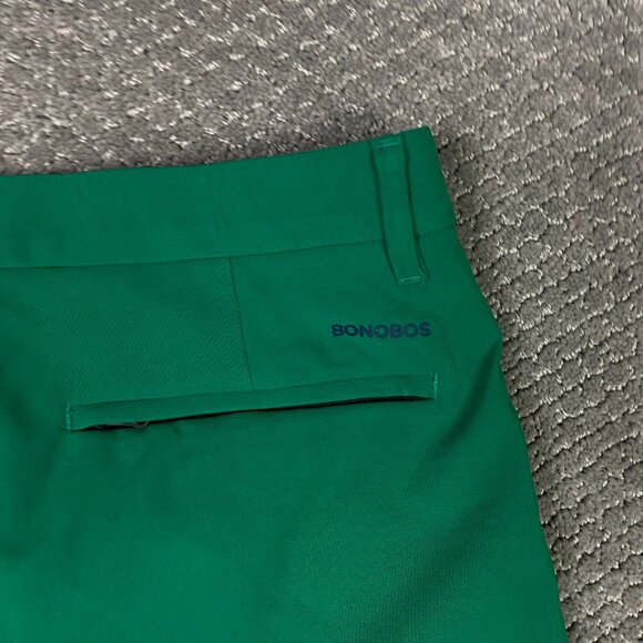 Bonobos Golf Pants Men's 31 x 30 Slim Fit Green Highland Tour Performance Chino - Picture 5 of 14